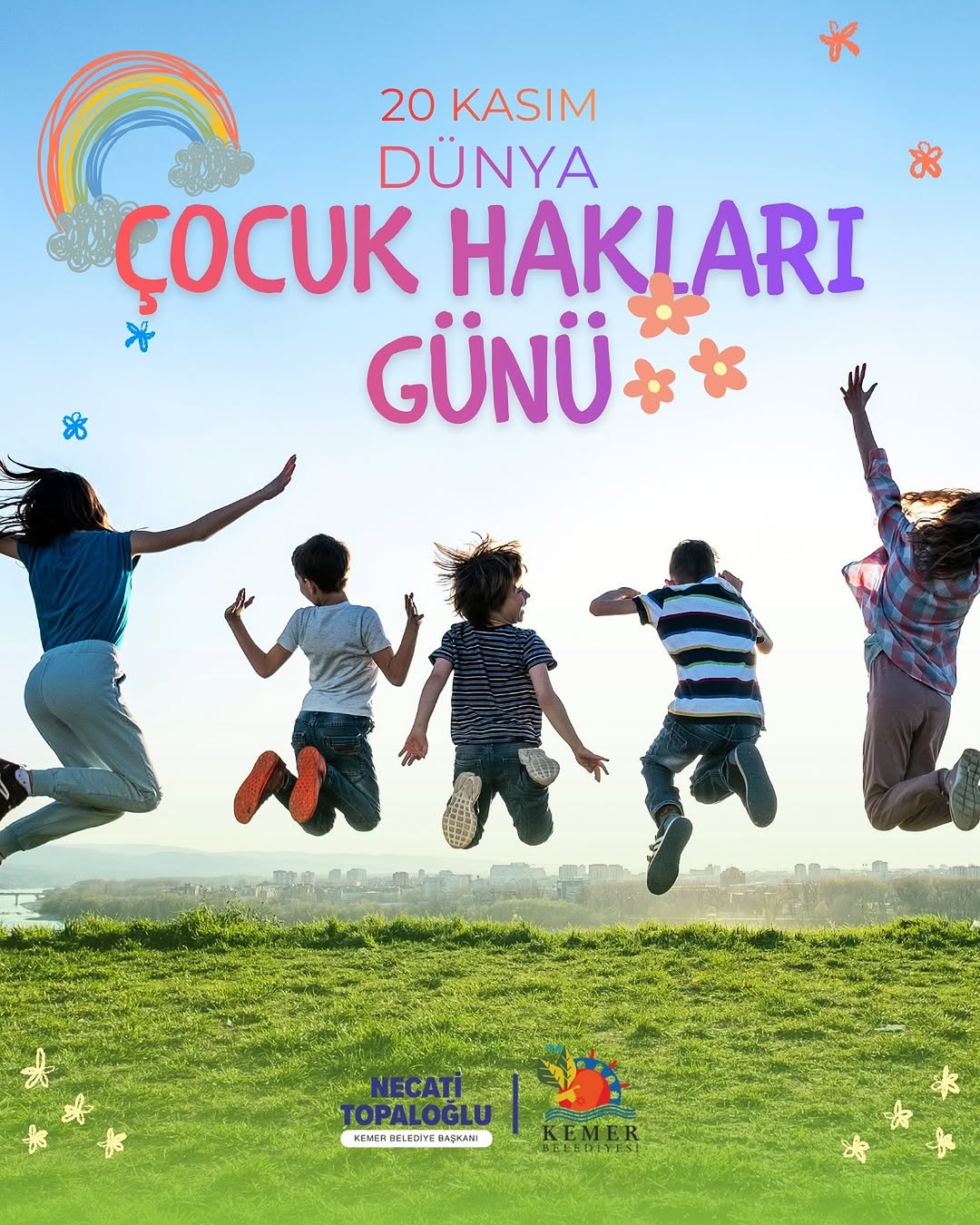 Antalya Kemer'de Dünya Çocuk Hakları Günü'ne Vurgu