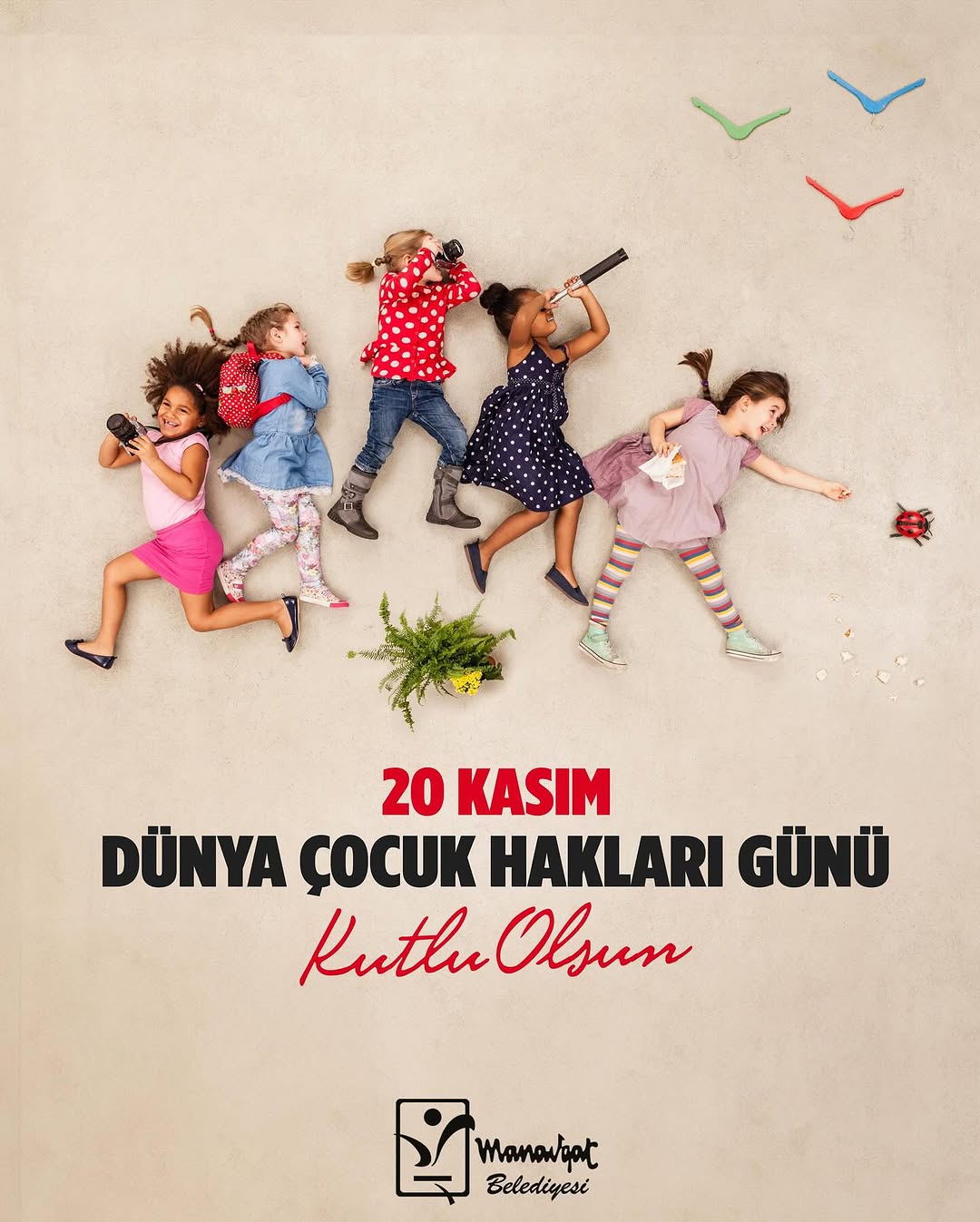 Manavgat Belediyesi'nden Dünya Çocuk Hakları Günü Mesajı