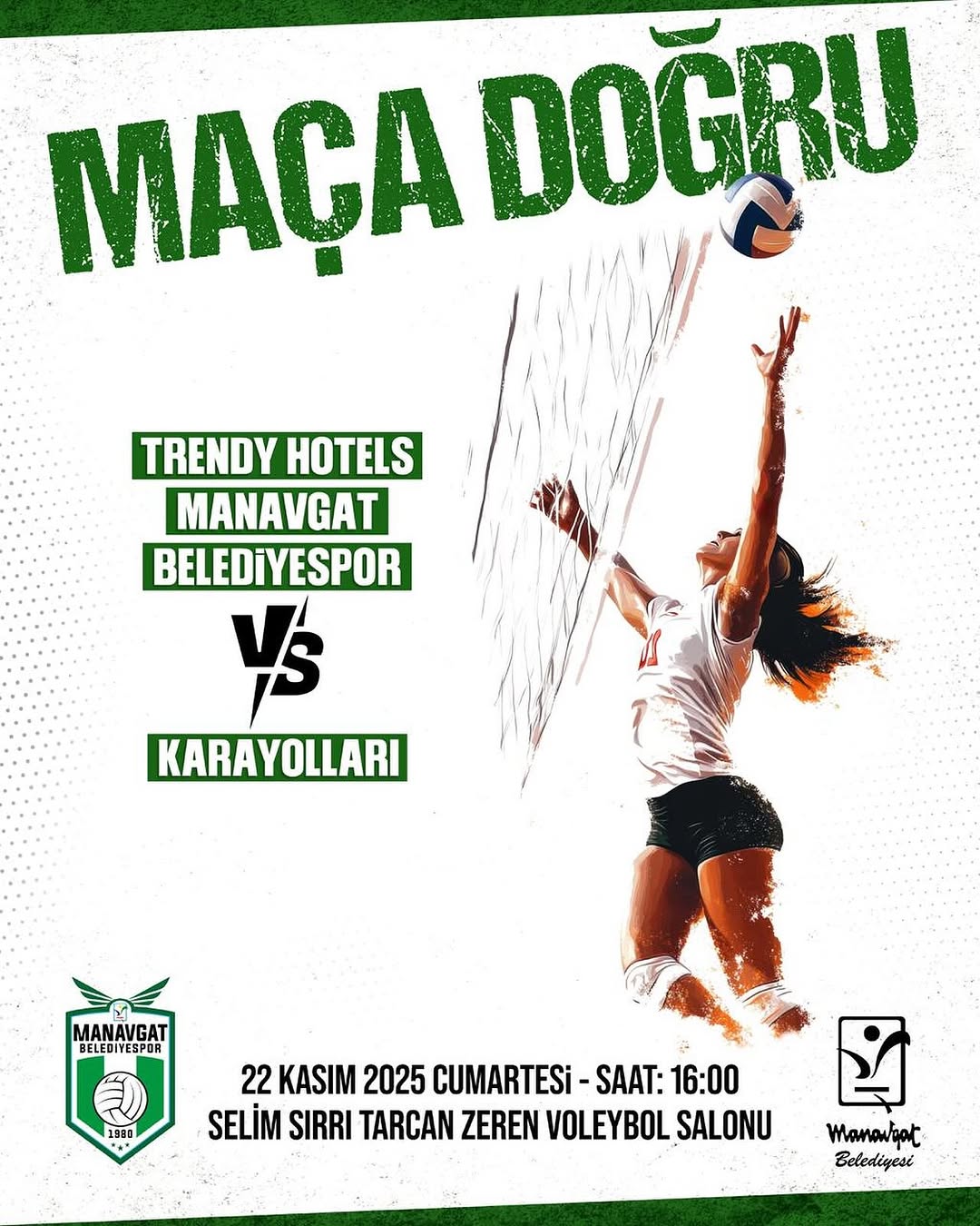 Manavgat Belediyespor, Karayolları Maçına Hazırlanıyor