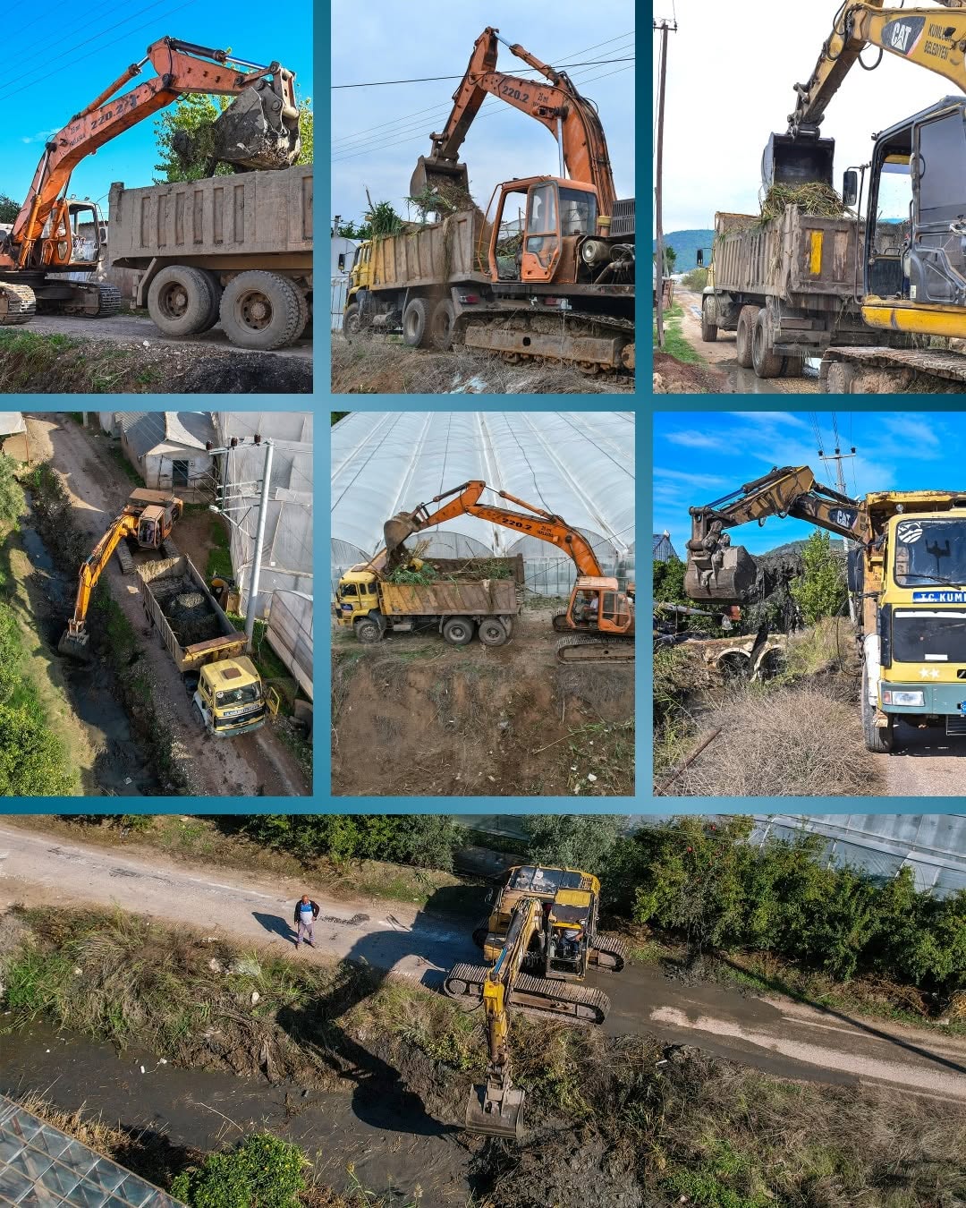 Kumluca'da Dere ve Kanal Temizliği Çalışmaları Hız Kesmiyor