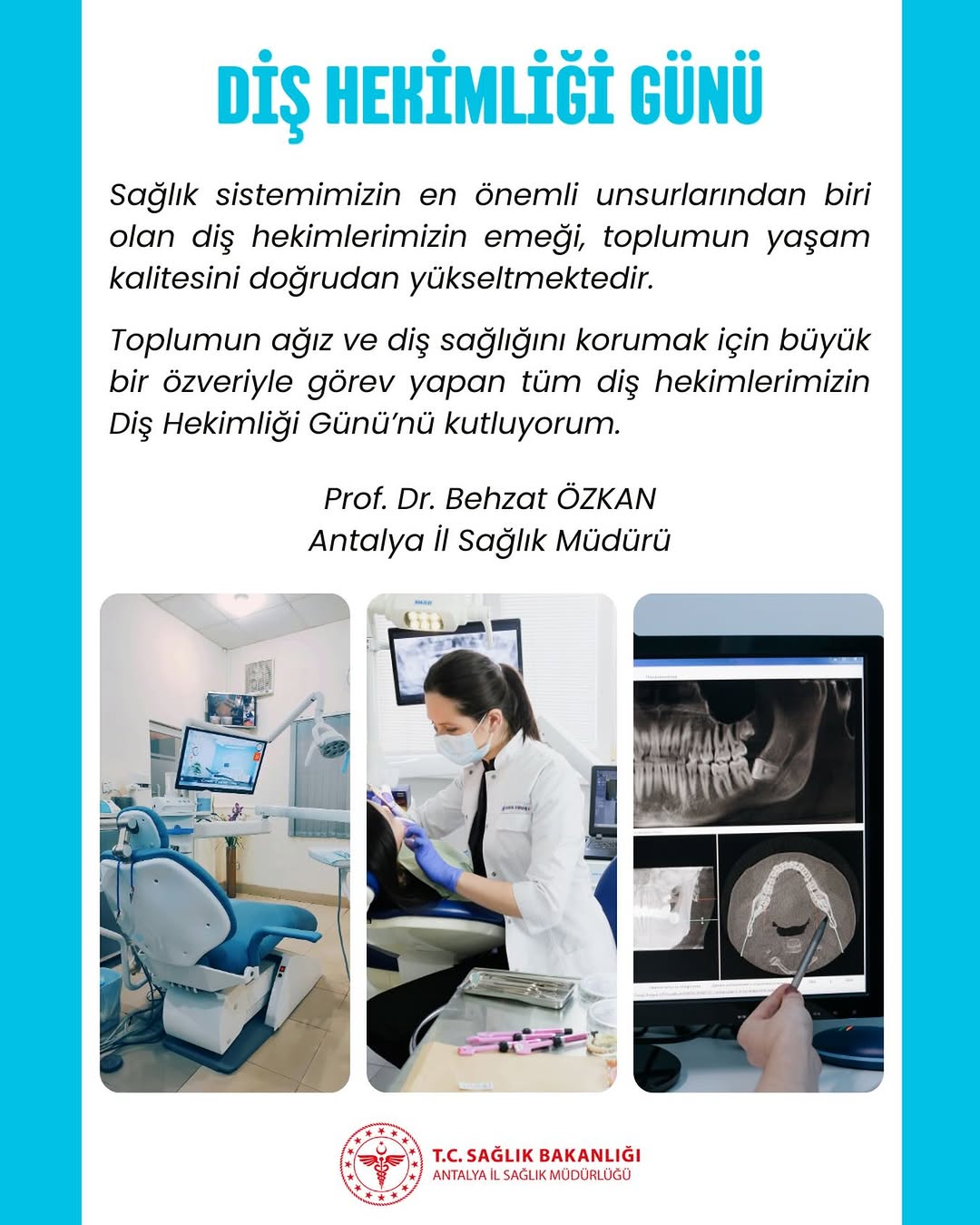 Antalya'da Diş Hekimliği Günü Kutlandı