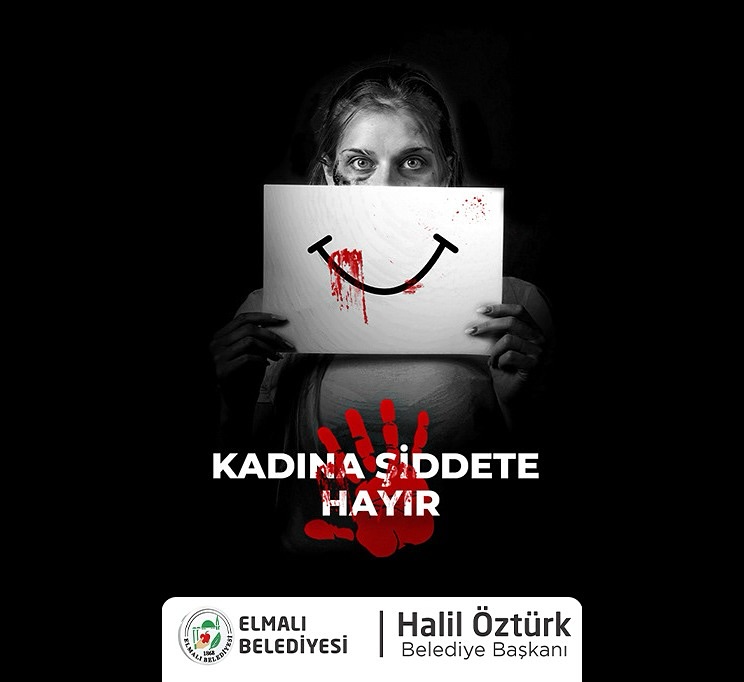 Elmalı Belediyesi'nden 25 Kasım Mesajı: Kadına Yönelik Şiddet Kabul Edilemez