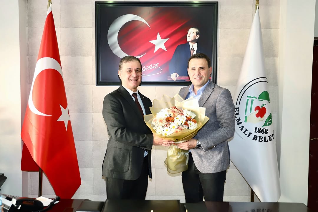 Elmalı Belediyesi, İnşaat Mühendisleri Odası Antalya Şubesi'ni Ağırladı