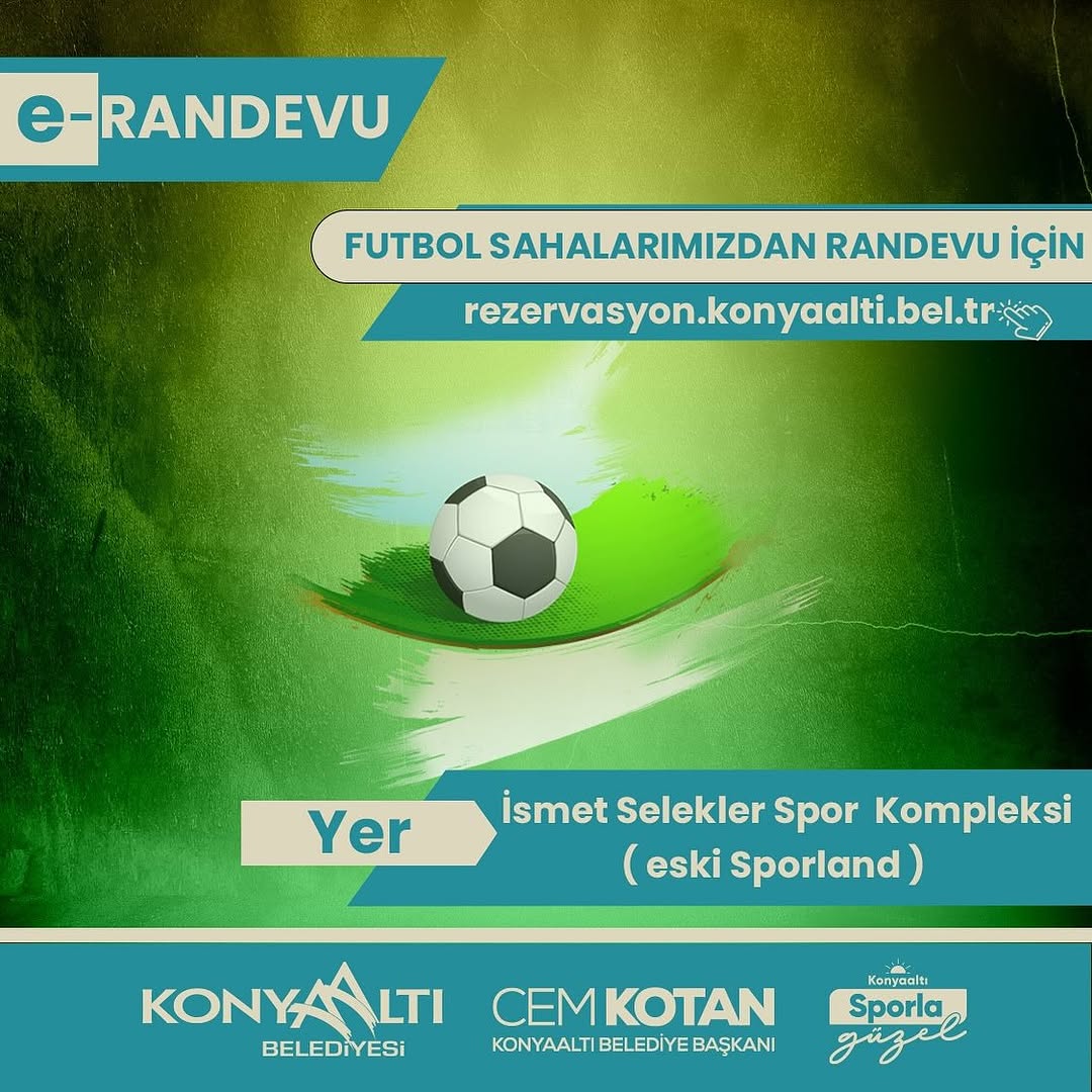 Konyaaltı Belediyesi Spor Tesisleri Randevu Sistemi Artık Çevrimiçi