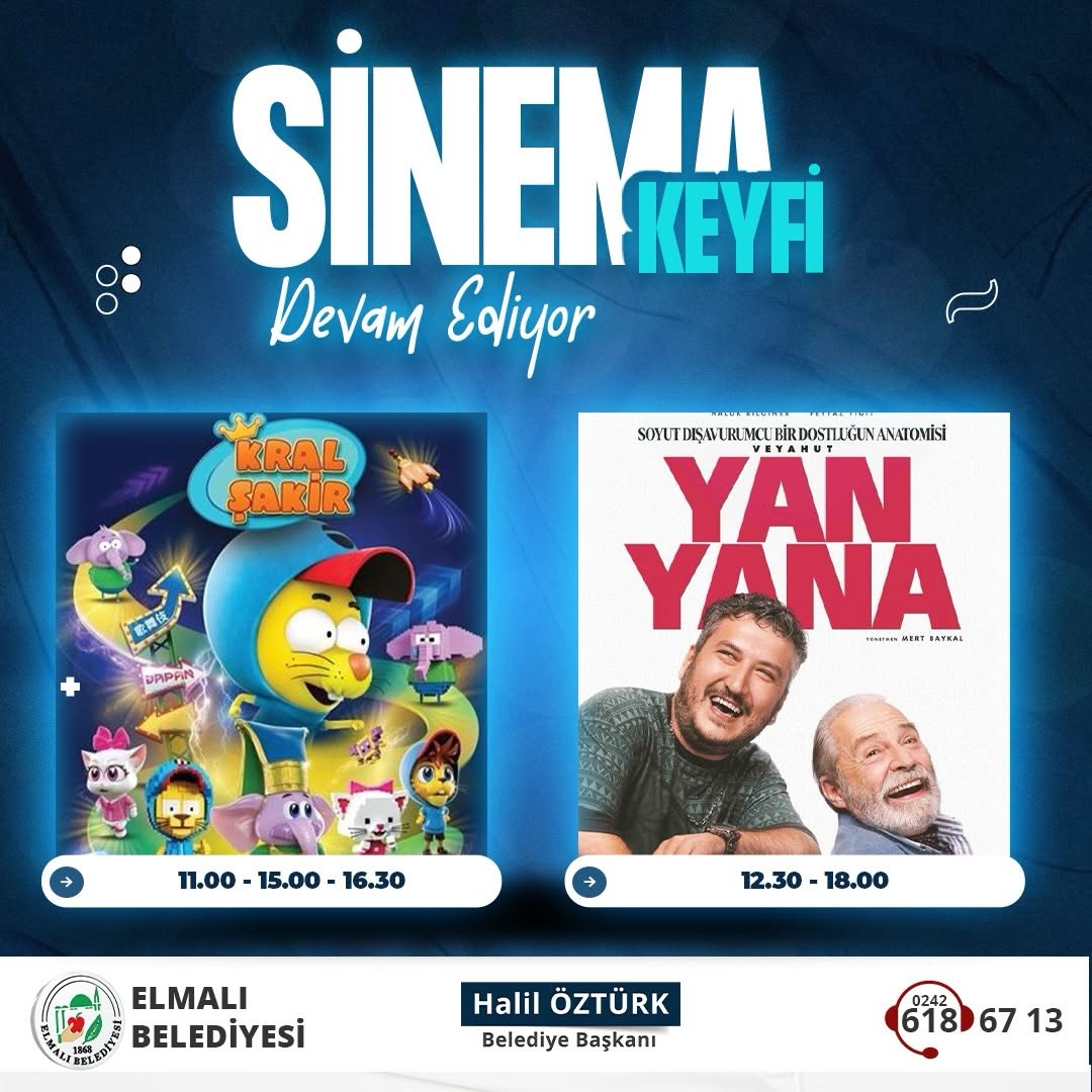 Elmalı'da Sinema Günleri Devam Ediyor