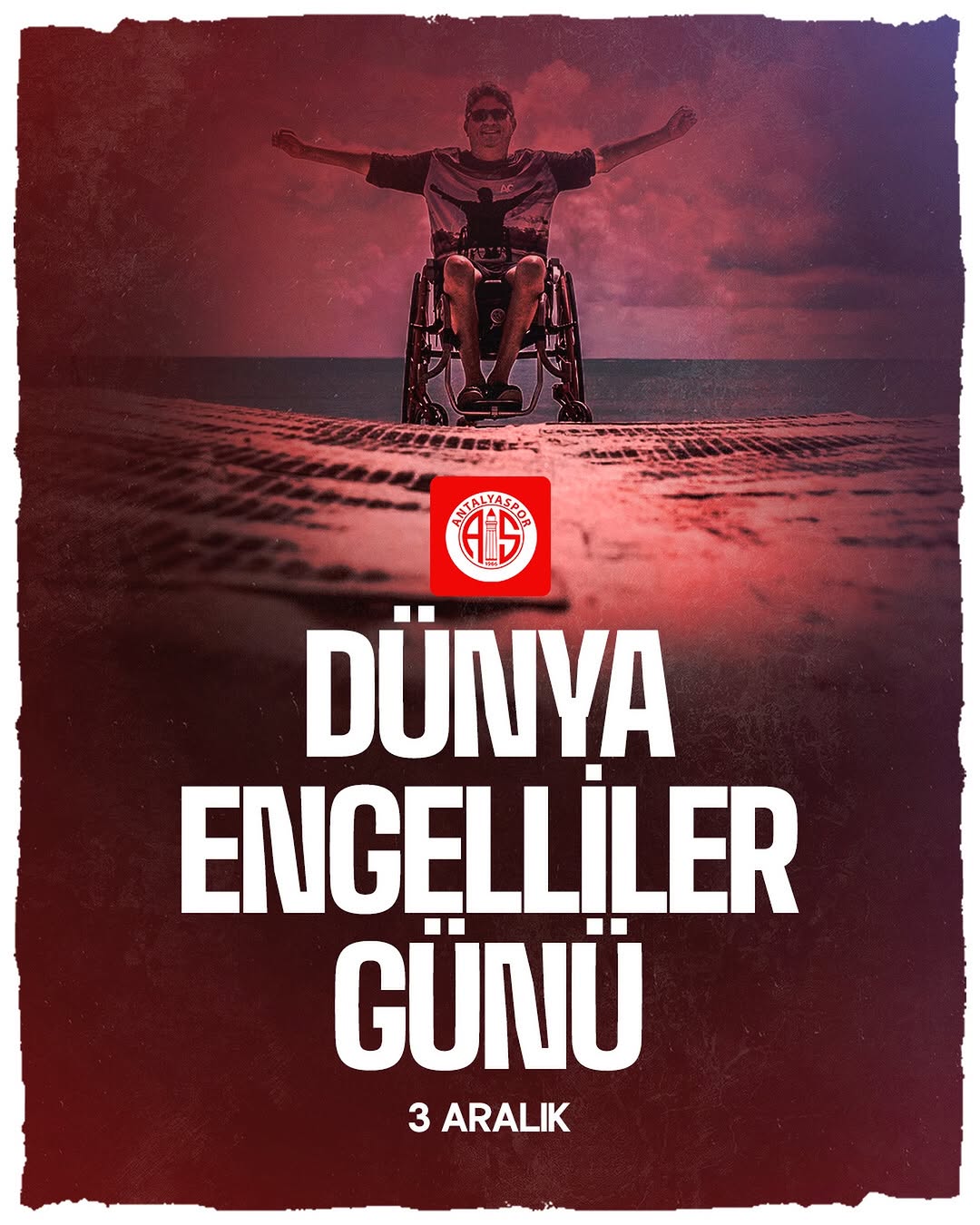 Antalya Spor FK, 3 Aralık Dünya Engelliler Günü'nde Anlamlı Mesaj Verdi