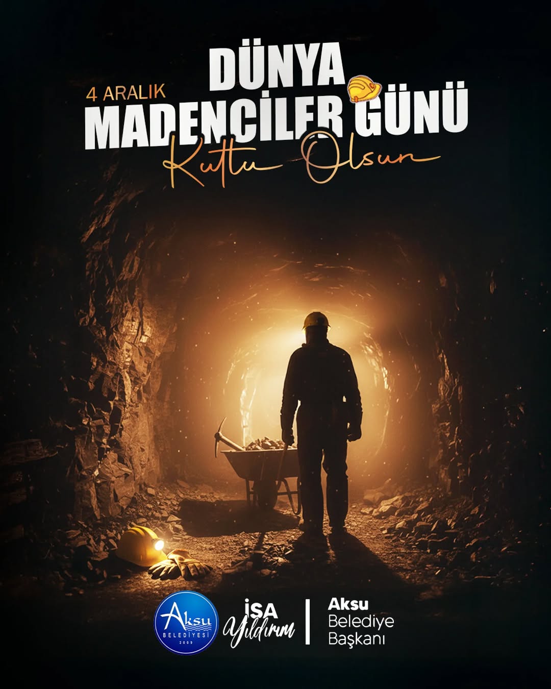 4 Aralık Dünya Madenciler Günü'nde Madencilerin Emek ve Cesareti Vurgulandı