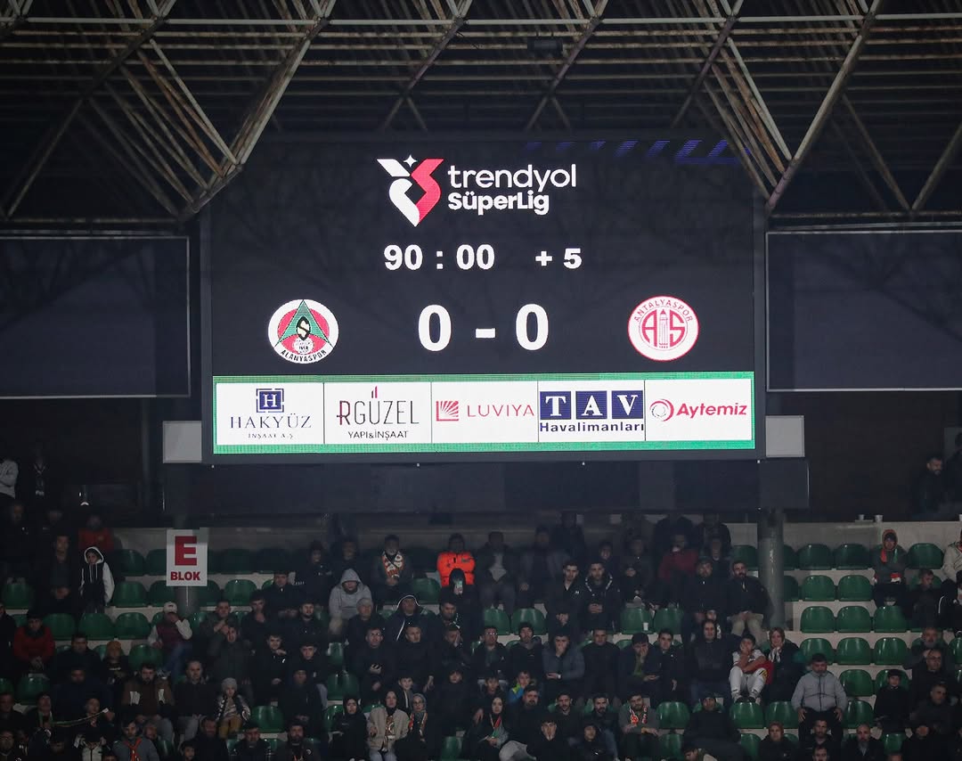 Antalya Spor FK ile Corendon Alanyaspor Maçından Fotoğraflar Yayınlandı