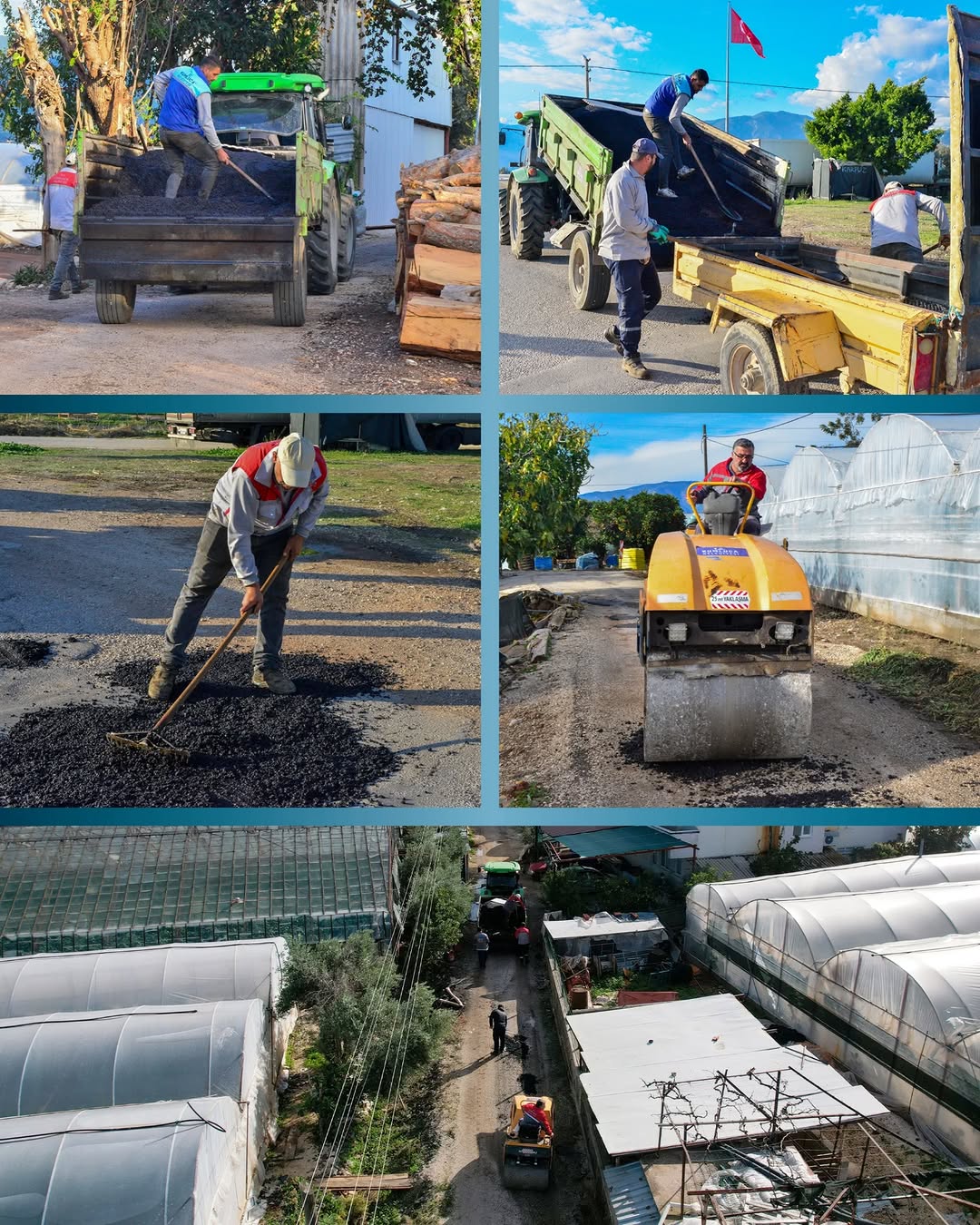 Kumluca Belediyesi Yol Bakım ve Onarım Çalışmalarını Sürdürüyor