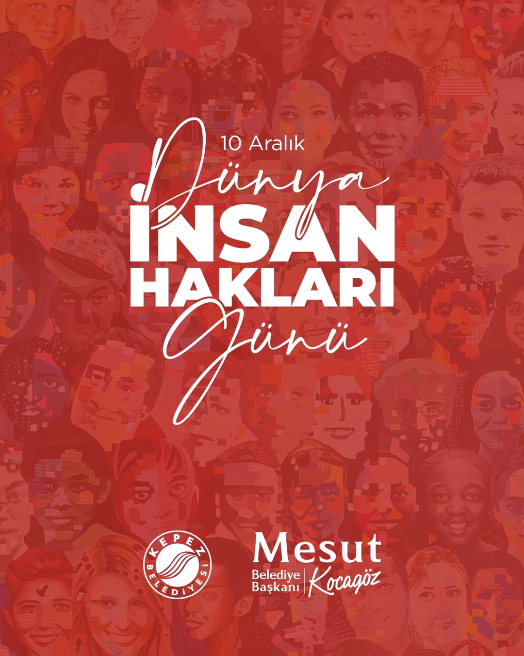 Kepez Belediyesi'nden 10 Aralık Dünya İnsan Hakları Günü Mesajı