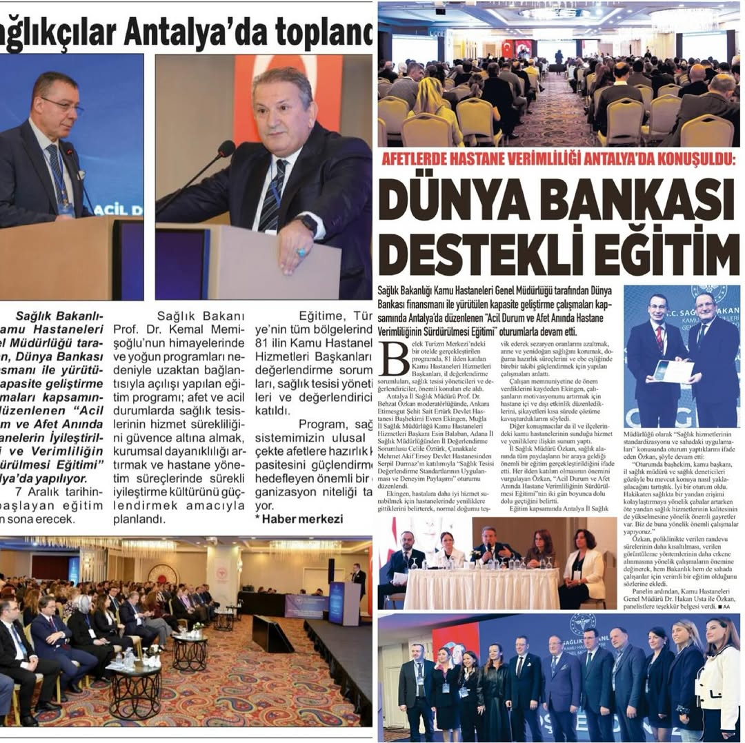 Antalya'da Sağlık Turizmi ve Hizmetleri Masaya Yatırıldı