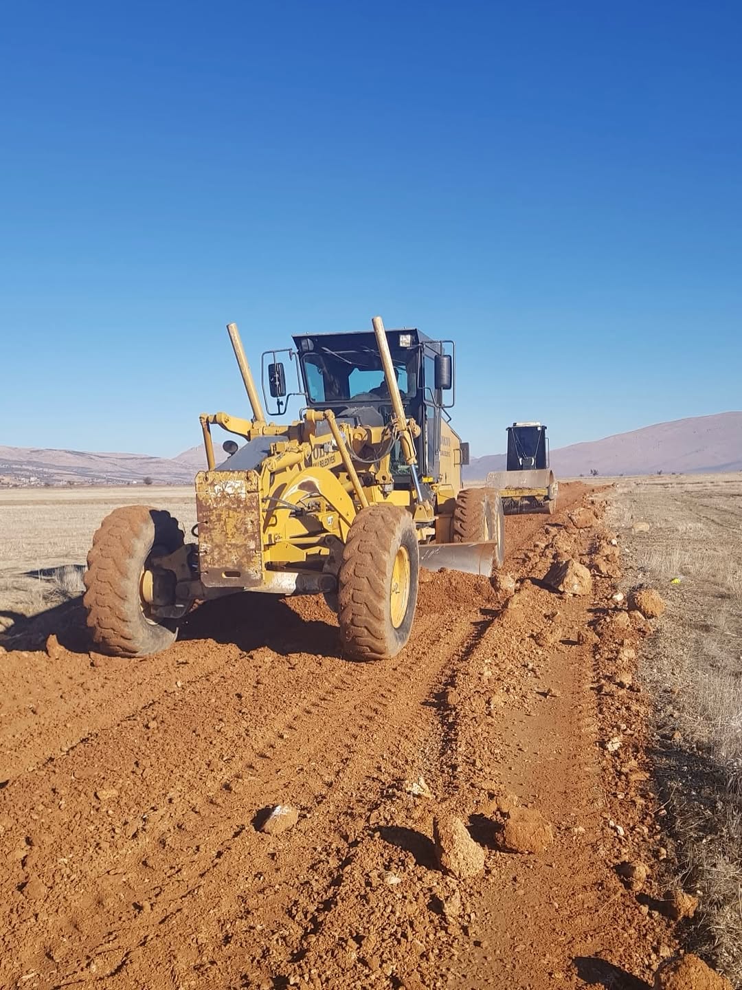 Elmalı'da Müren Bozhöyük Mahalleleri Arası Bağlantı Yolu Çalışmaları