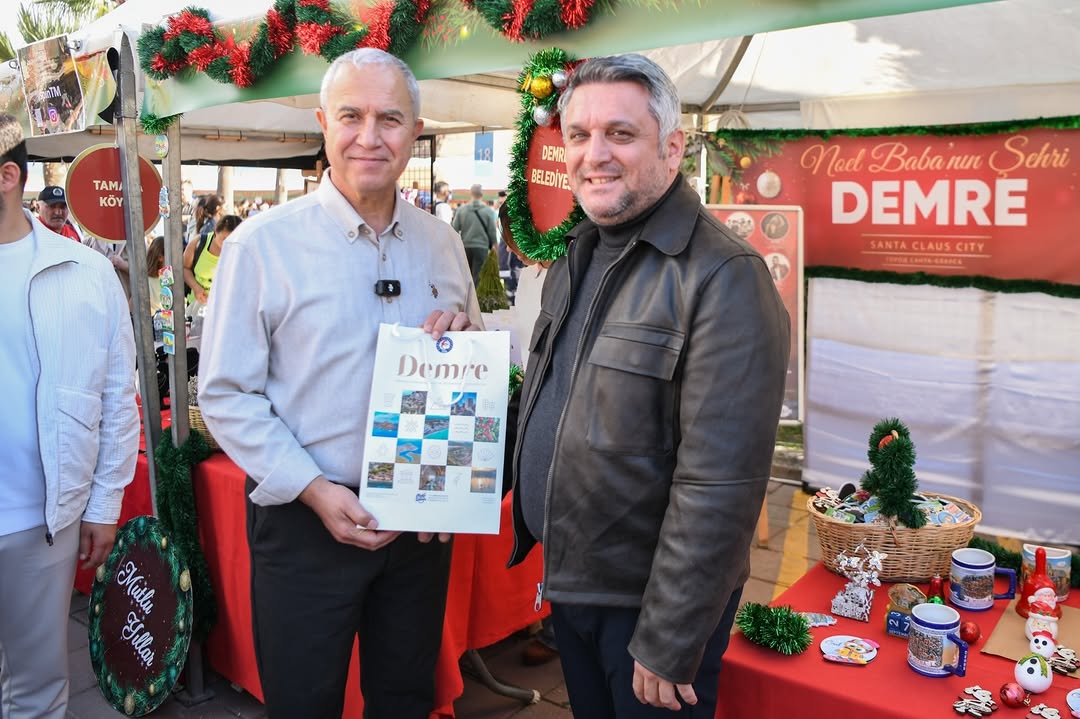 Demre Belediyesi, Alanya Noel Pazarı'nda Tanıtım Yaptı