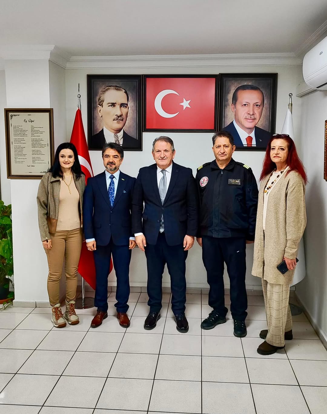 Antalya İl Sağlık Müdürü Behzat Özkan, TUSAŞ Yöneticisini Ağırladı