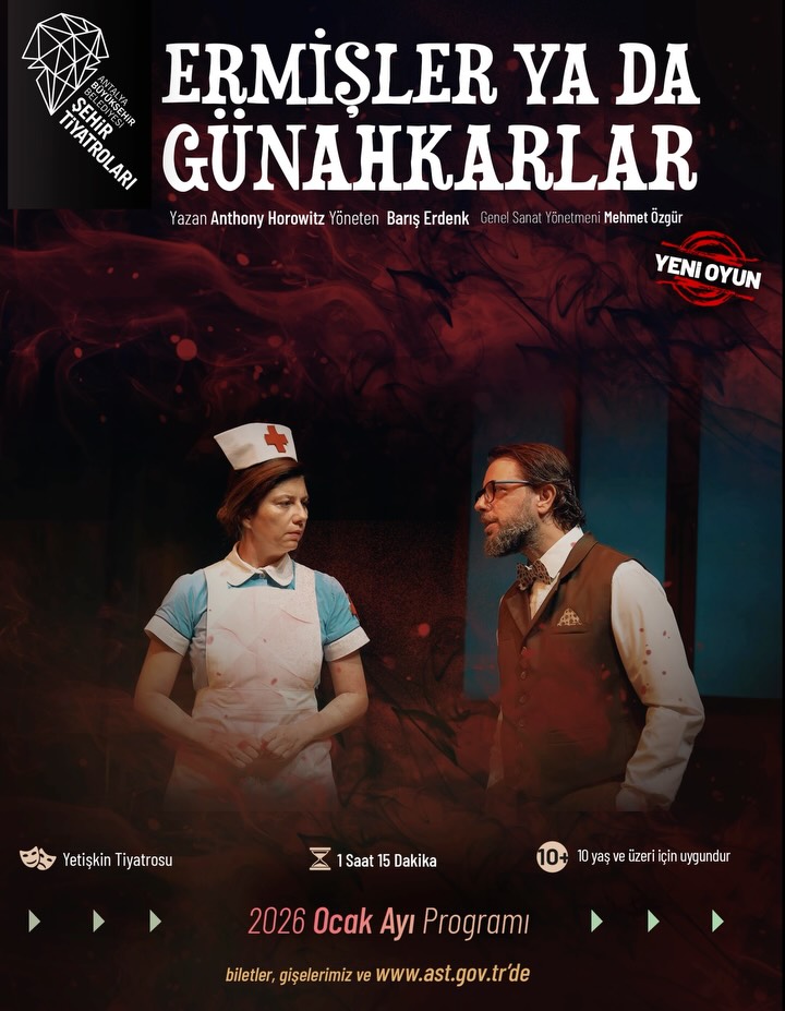 Antalya Şehir Tiyatroları'ndan Yeni Oyun: Ermişler Ya Da Günahkarlar