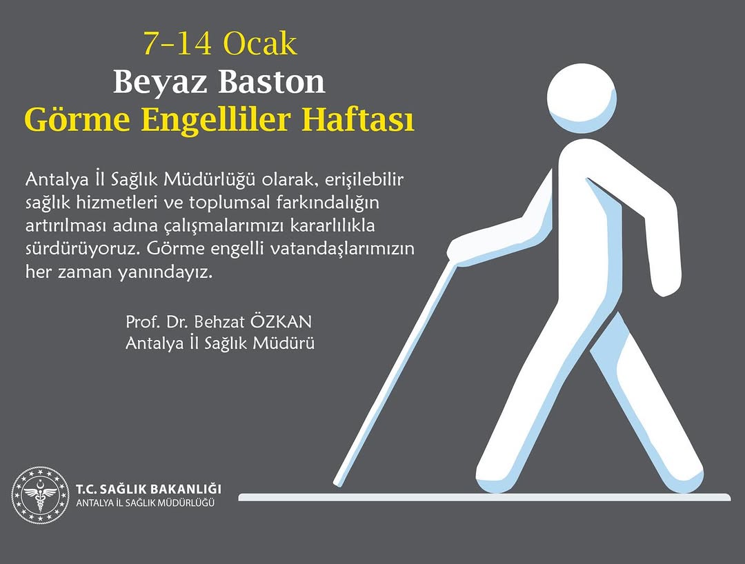 Beyaz Baston Görme Engelliler Haftası'nda Erişilebilir Sağlık Vurgusu