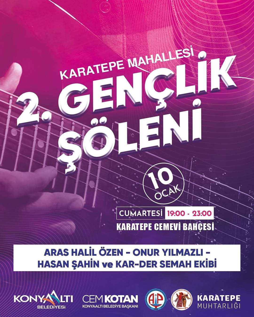 Konyaaltı'nda Geleneksel Gençlik Şöleni Düzenleniyor