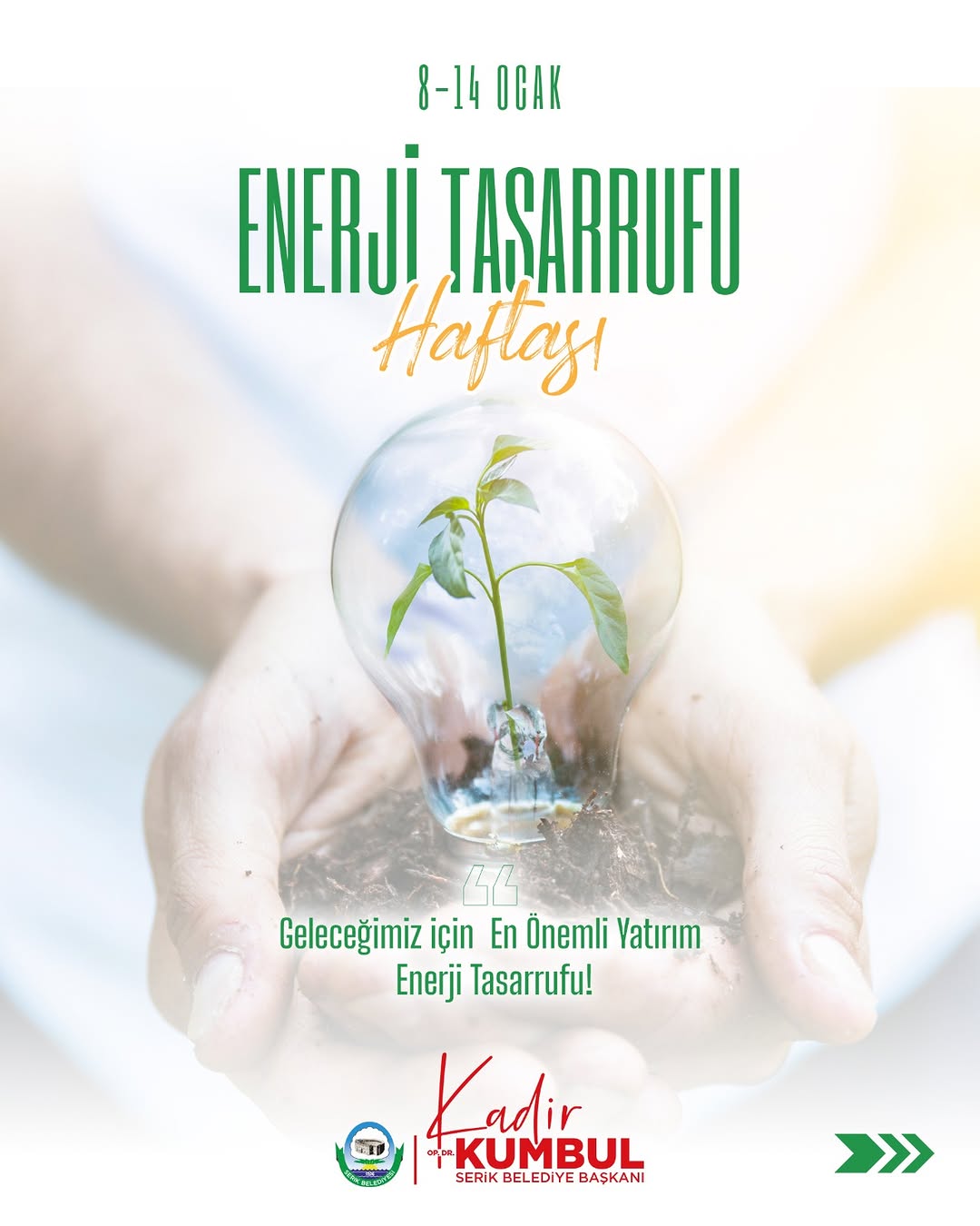 Serik Belediyesi'nden Enerji Tasarrufu Hamlesi