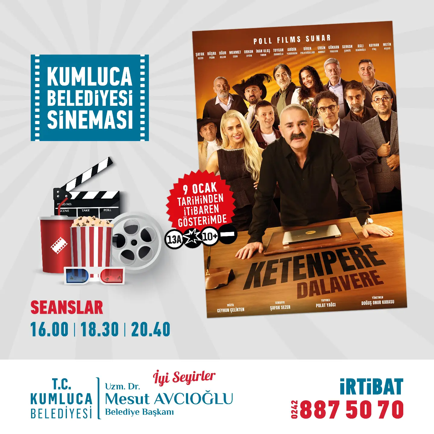 Kumluca'da Yeni Film Gösterimi: