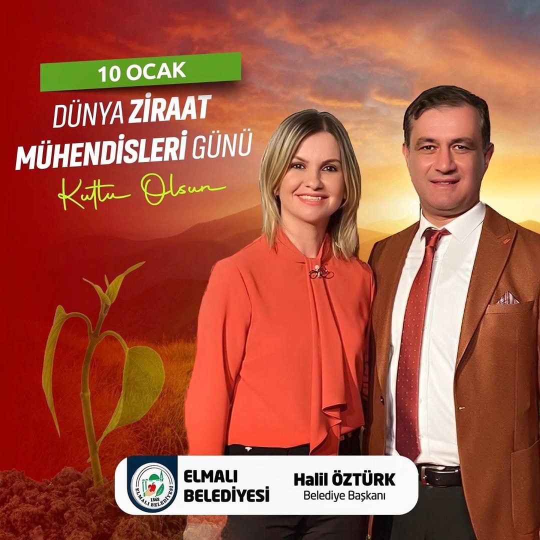 Elmalı Belediyesi'nden Ziraat Mühendislerine Anlamlı Kutlama