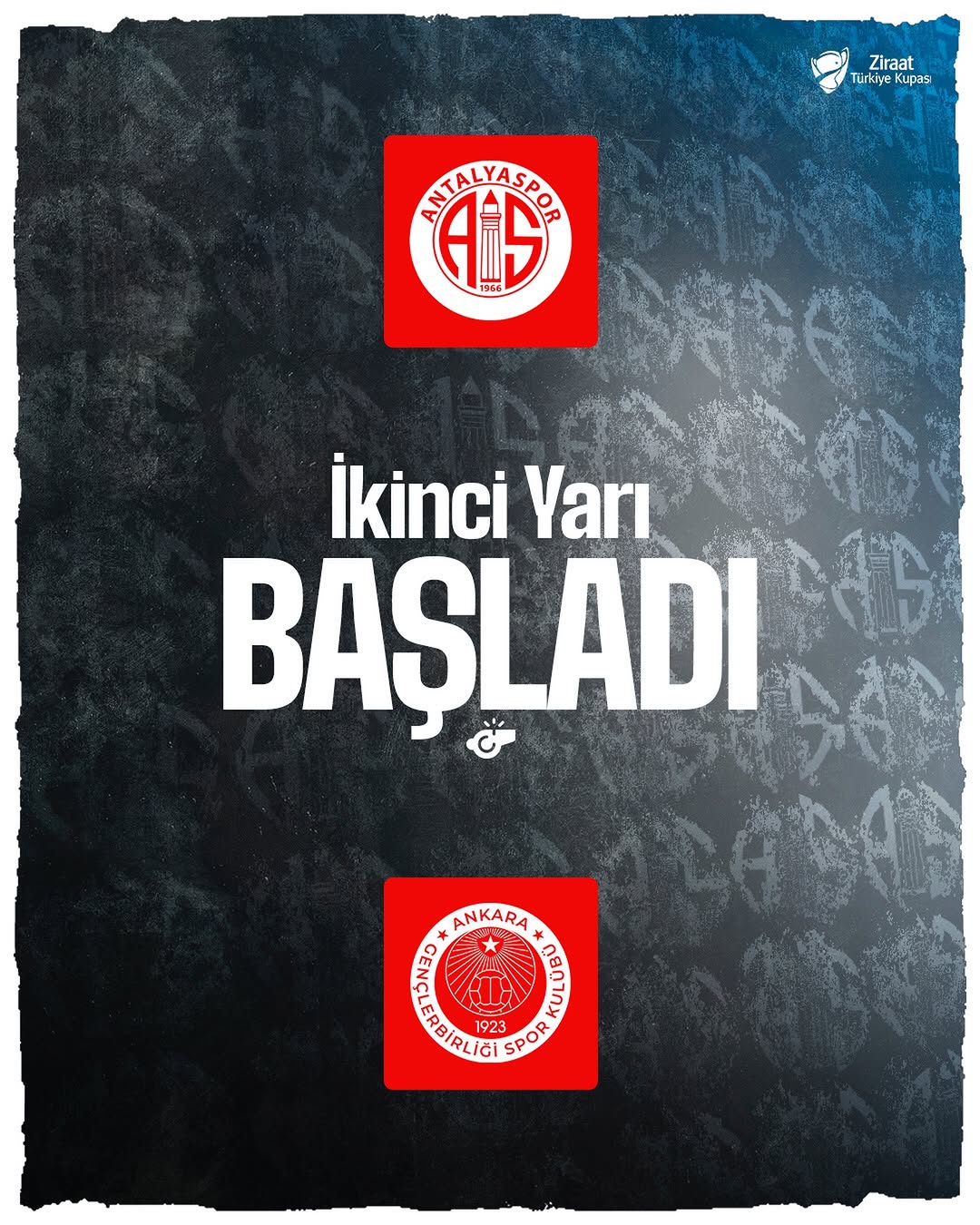 Antalyaspor'da Kritik Maçın İkinci Yarısı Başladı