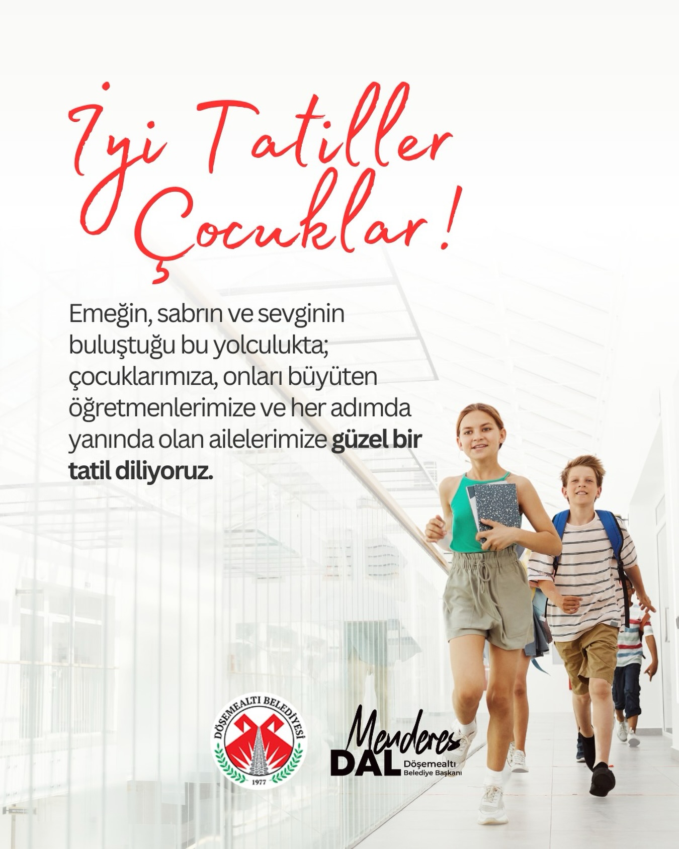 Döşemealtı'nda Öğrenciler ve Öğretmenler İçin Yarıyıl Tatili Başladı