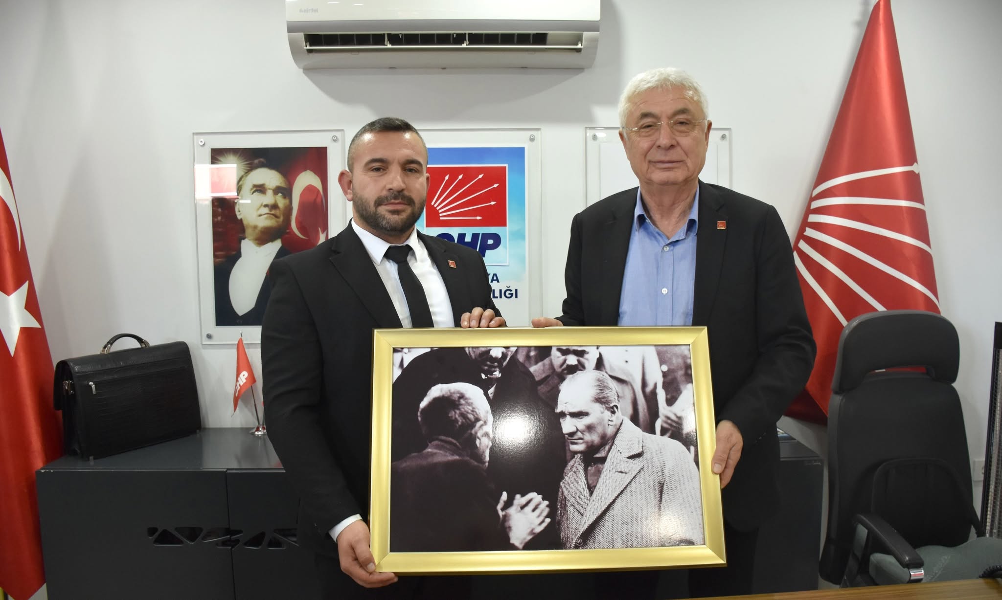 CHP Antalya İl Başkanı Nail Kamacı'ya Korkuteli'nden Hayırlı Olsun Ziyareti