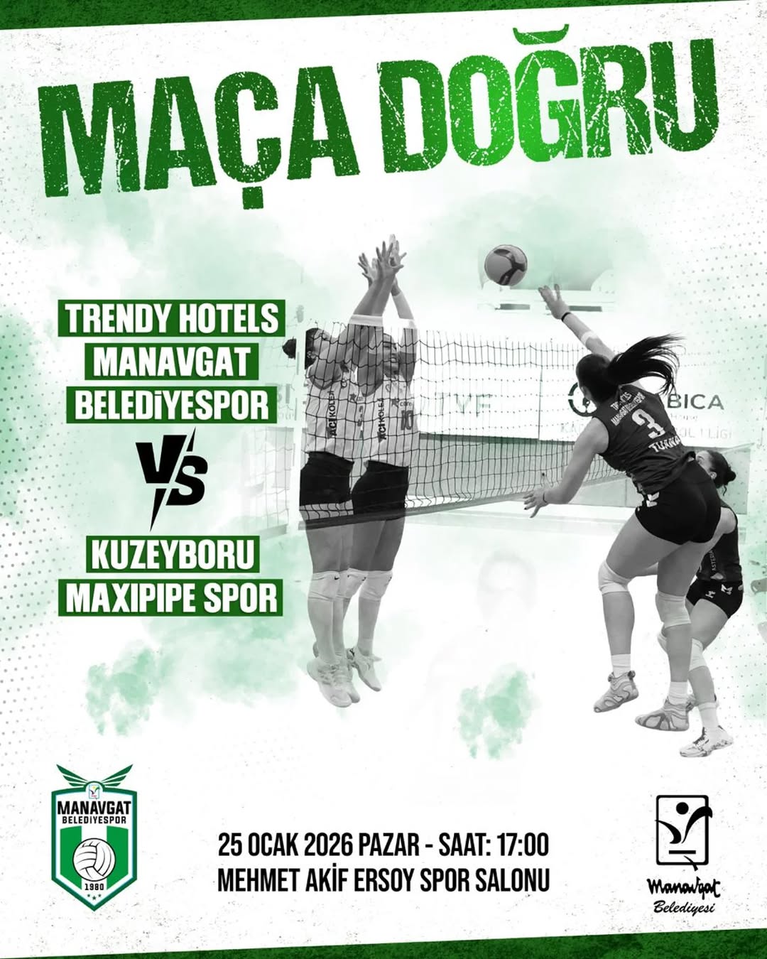 Manavgat Belediyespor, Evinde Kuzeyboru Maxipipe'ı Ağırlıyor