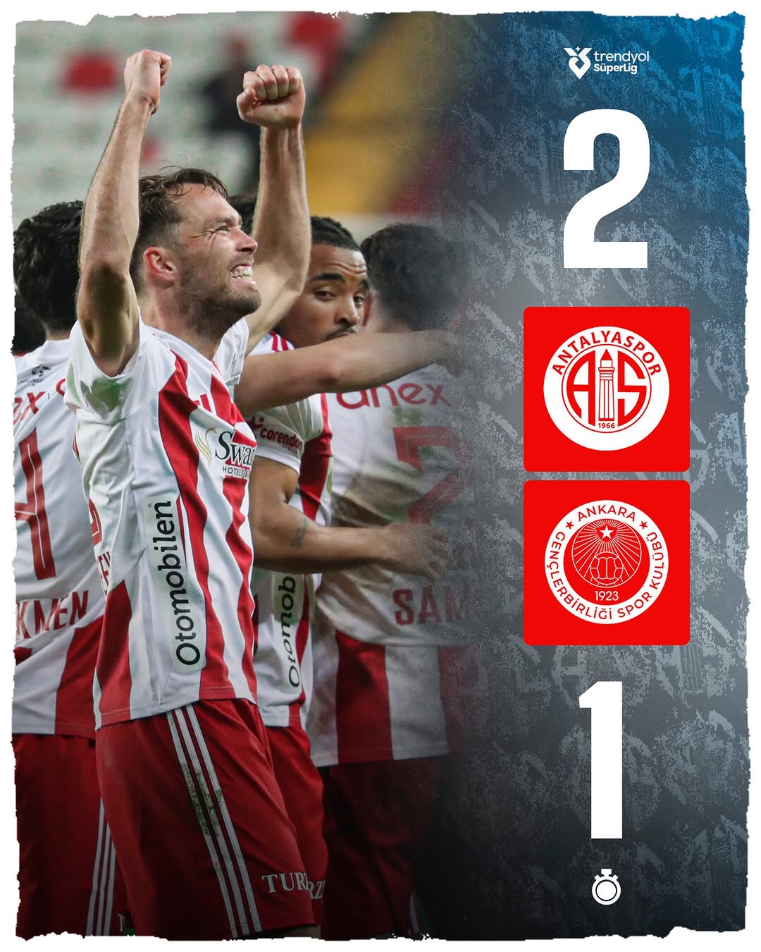 Antalyaspor, Gençlerbirliği'ni Mağlup Etti