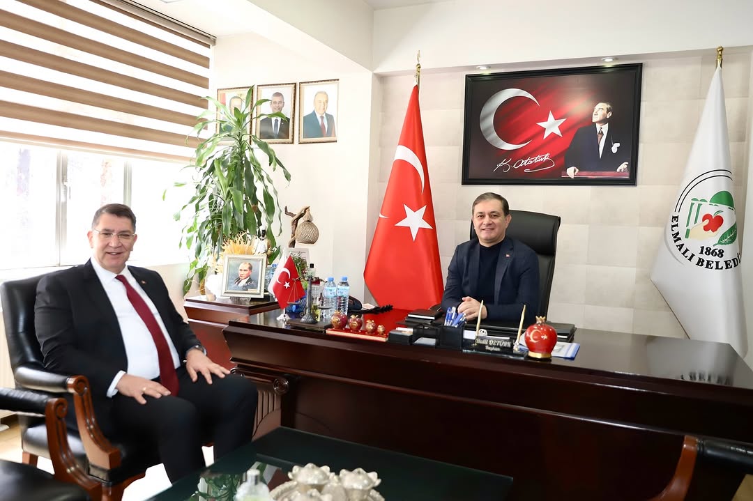 Elmalı Belediyesi, Esnaf Odaları Birliği Başkanı'nı Ağırladı