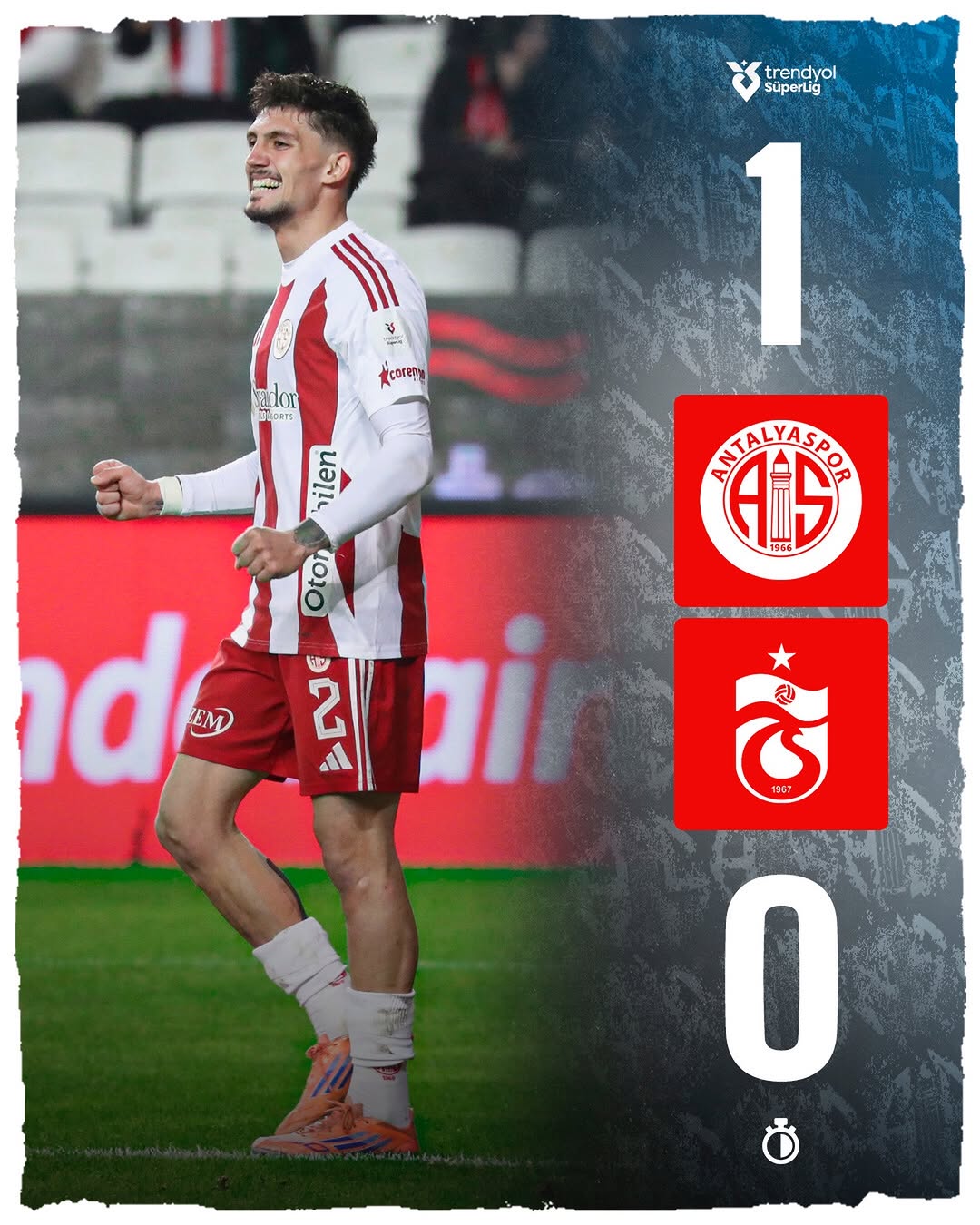 Antalyaspor, Corendon Airlines Park'ta Sander van de Streek Golüyle Önde