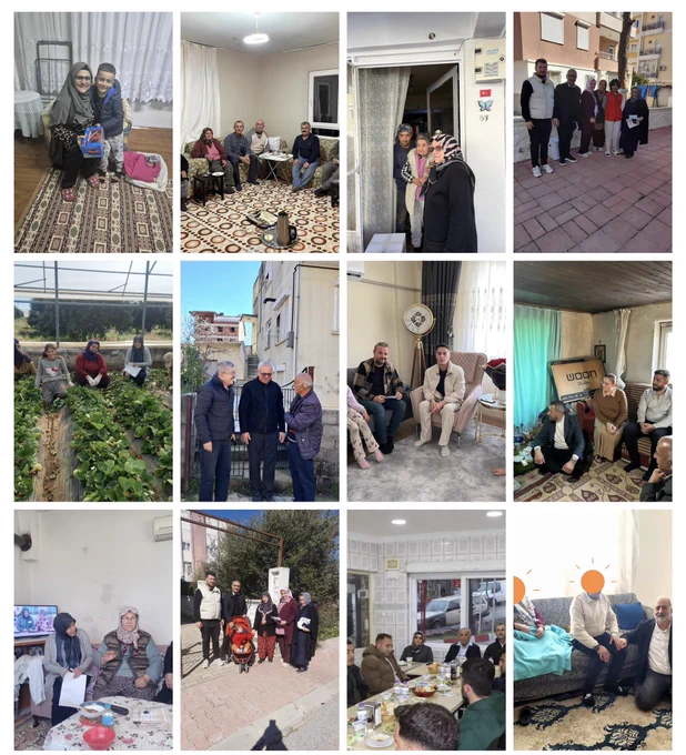 AK Parti Antalya İl Başkanlığı İlçelerde Gönül Sofraları Düzenliyor