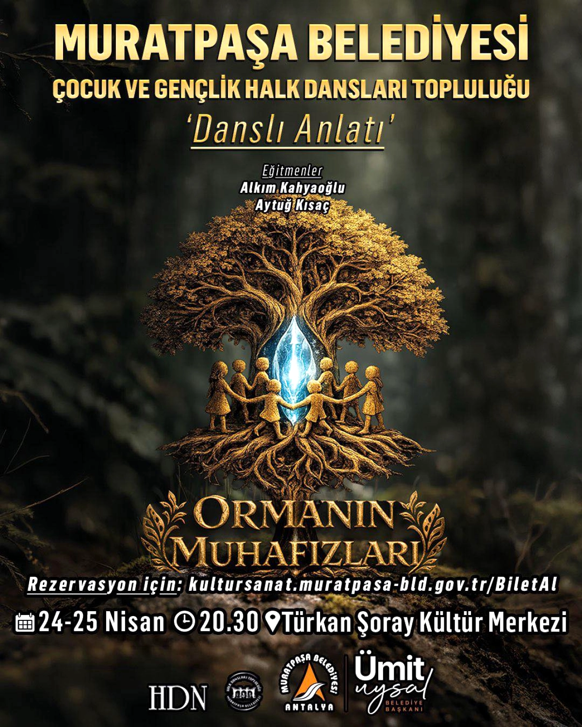 Antalya'da Çocukların Dansla Doğa Mesajı: Ormanın Muhafızları Sahneleniyor