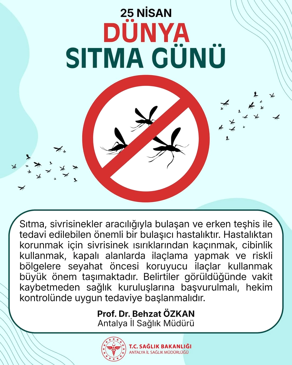 Antalya'da Dünya Sıtma Günü Uyarısı: İşte Korunma Yolları