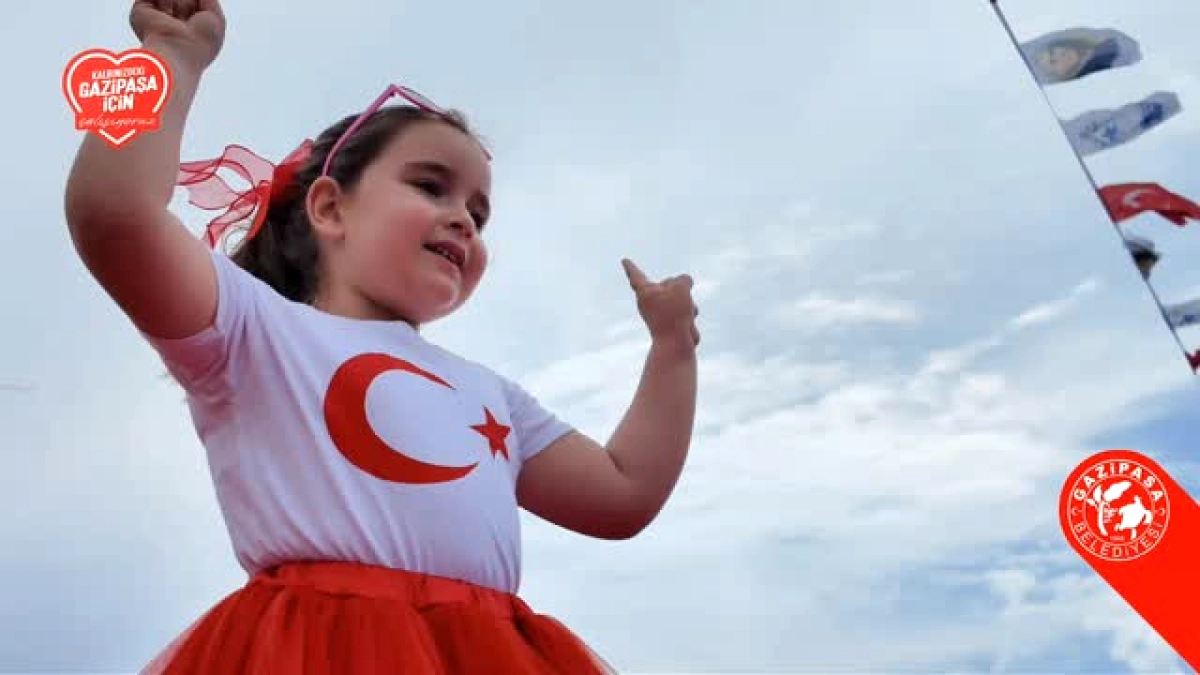 Gazipaşa'da 23 Nisan Coşkusu: Çocuk Bayramı Renkli Etkinliklerle Kutlandı