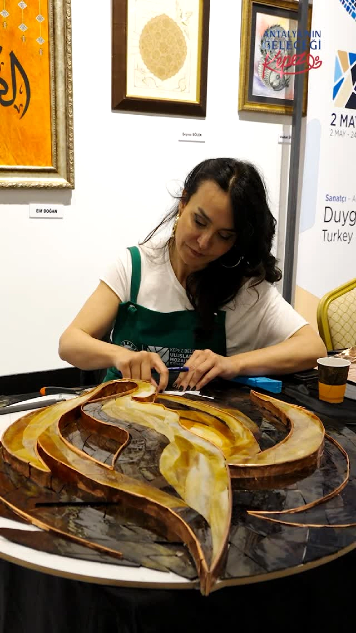 Antalya'da 23 Uluslararası Sanatçı Canlı Sanat Üretiyor
