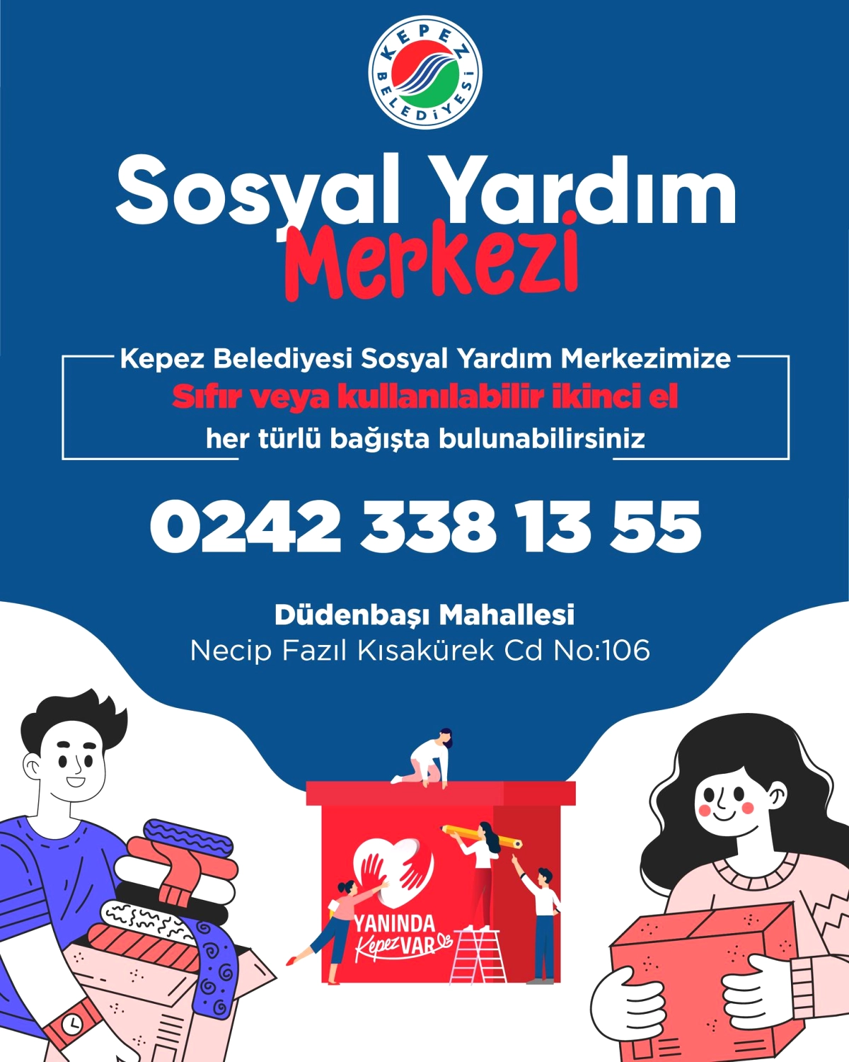 Kepez'de Sosyal Yardım Merkezi: Bağış Nasıl Ulaşıyor?