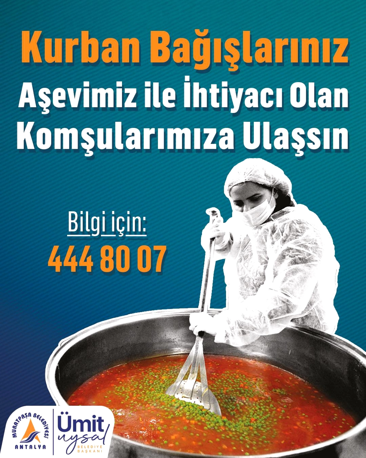 Muratpaşa'dan Kurban Bağışı Çağrısı: İhtiyaç Sahibi Komşulara Destek