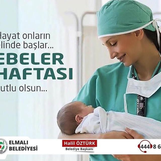 Elmalı'da Ebeler Haftası Kutlandı: Sağlık Çalışanlarına Özverili Çalışmaları İçin Teşekkür