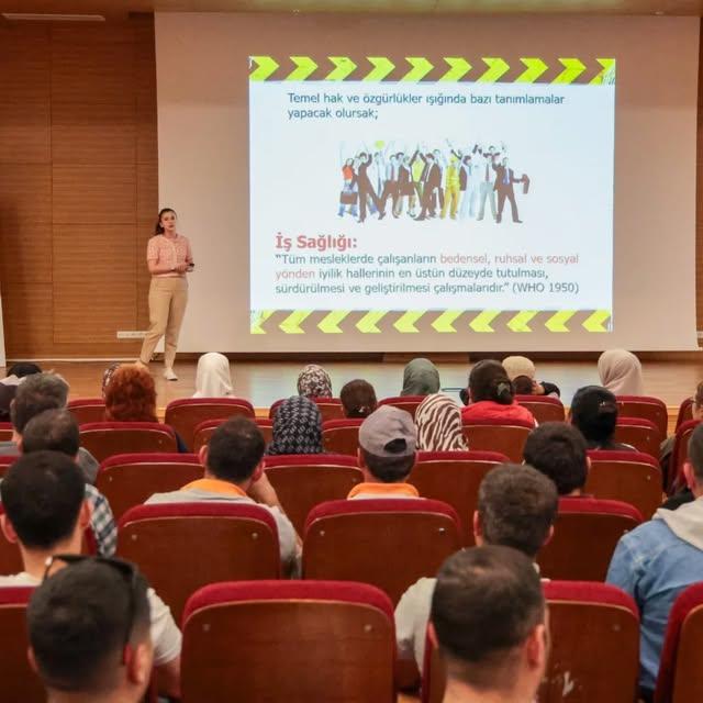 Manavgat Belediyesi Personeline İş Sağlığı ve Güvenliği Eğitimi