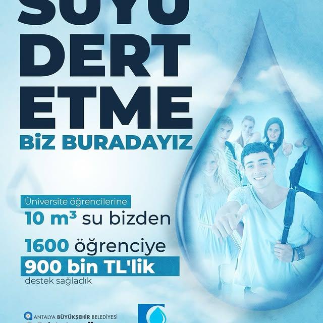Antalya'da Öğrencilere Su Desteği: 900 Bin TL'lik Yardım