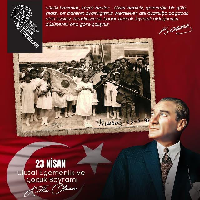 Antalya Şehir Tiyatroları'ndan 23 Nisan Coşkusu