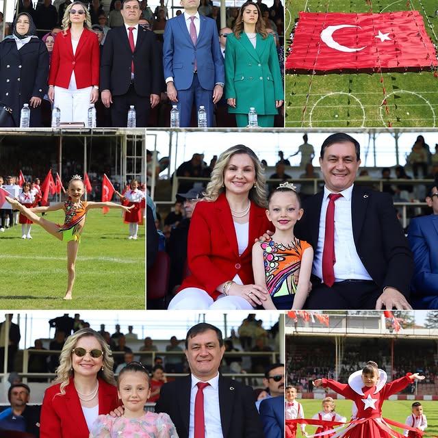 Elmalı'da 23 Nisan Coşkusu: TBMM'nin Kuruluş Yıl Dönümü ve Ulusal Egemenlik ile Çocuk Bayramı Kutlandı