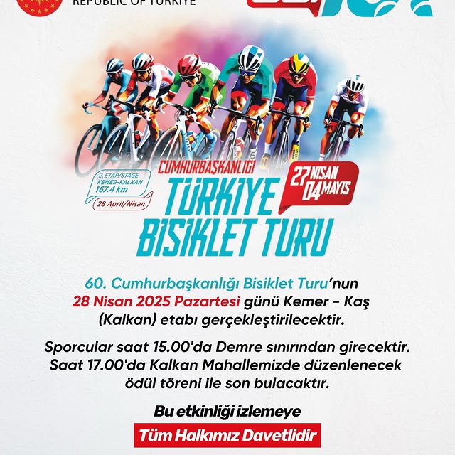 60. Cumhurbaşkanlığı Bisiklet Turu Antalya'dan Geçiyor: Kaş'ta Tarihi Pedal Vuruşları