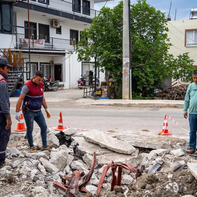 Kaş'ta Yeşilköy'de Alt Yapı Onarım Çalışmaları Tamamlandı