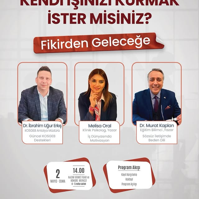 Antalya Konyaaltı Belediyesi'nden Girişimcilik Konferansı: Fikirden Geleceğe