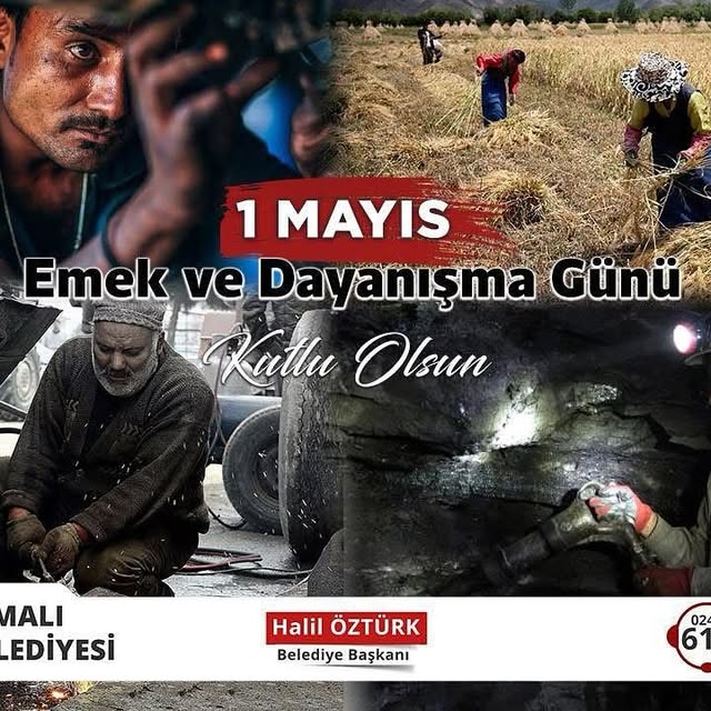Elmalı Belediyesi'nden 1 Mayıs Mesajı: Emek ve Dayanışma Günü Kutlandı