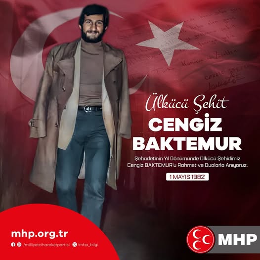 Ülkücü Şehit Cengiz Baktemura Anma Töreni Düzenlendi