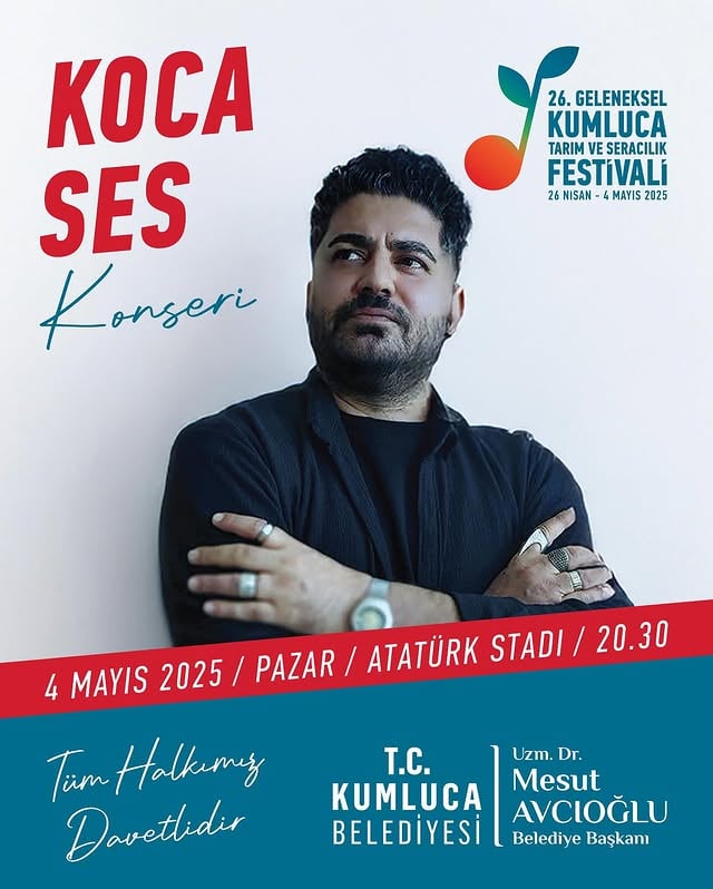 Kumluca'da Sanatla Birlikte Tarım Festivali: Koca Ses Konseri!