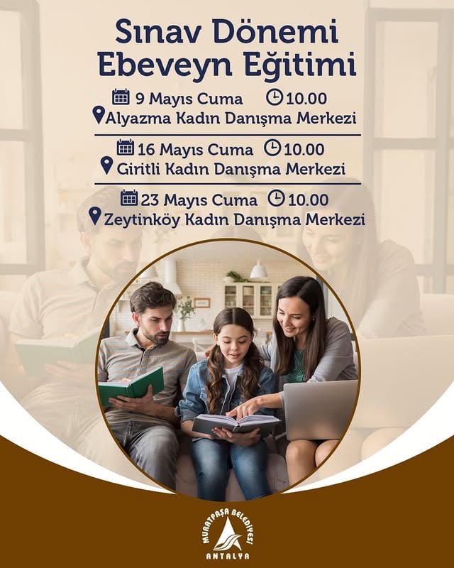 Antalya Muratpaşa Belediyesi, Sınav Dönemi Ebeveynlere Destek Veriyor